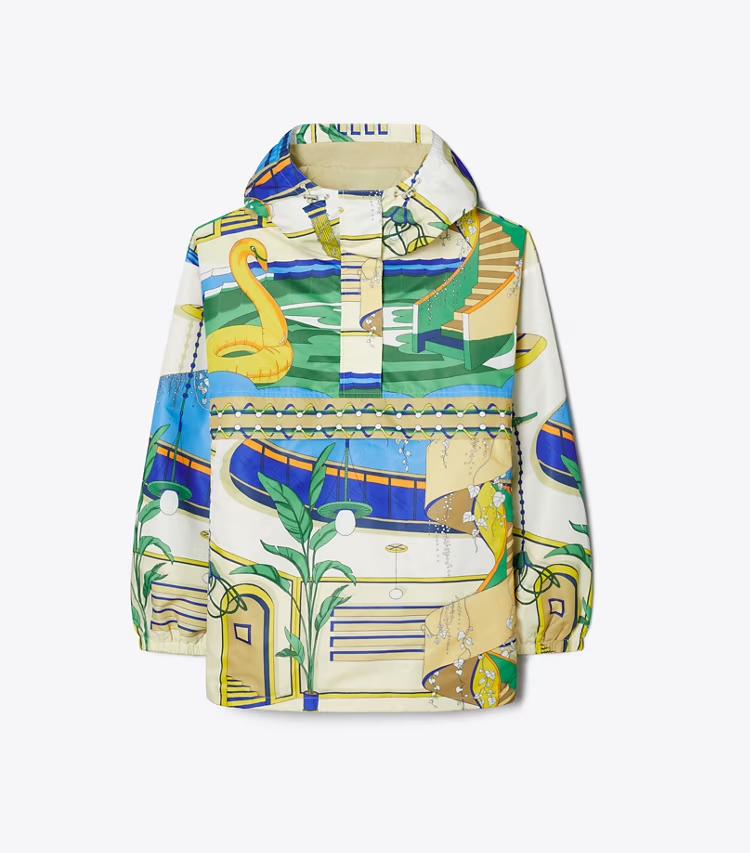 Nylon Half-Zip Anorak