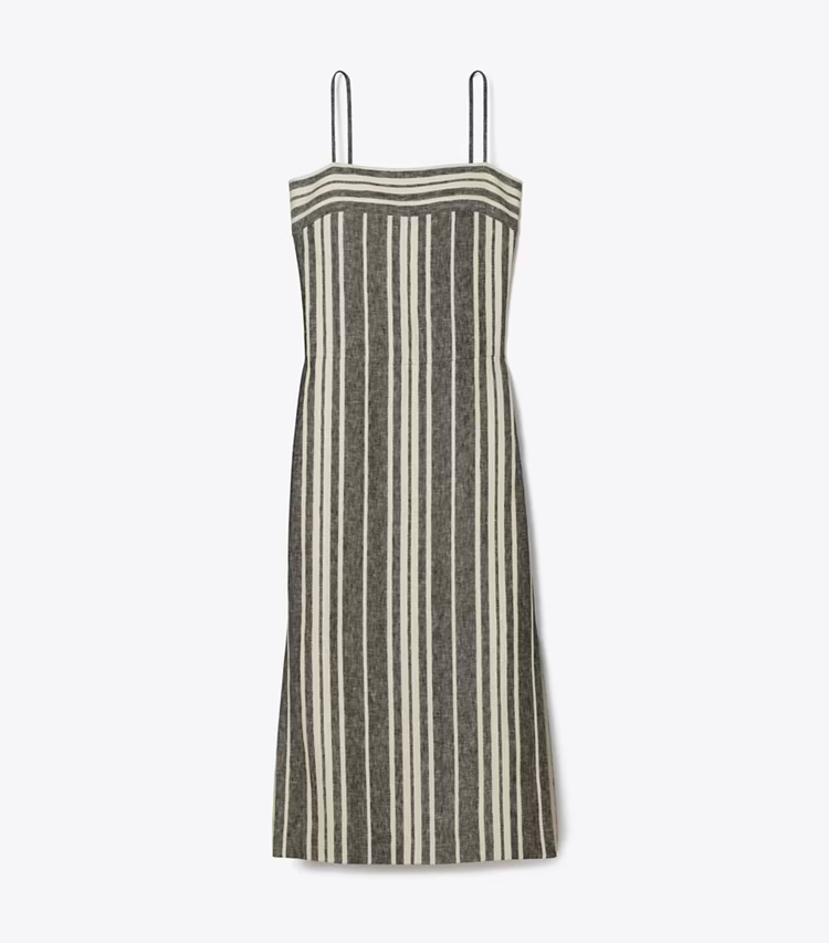Linen Backless Dress