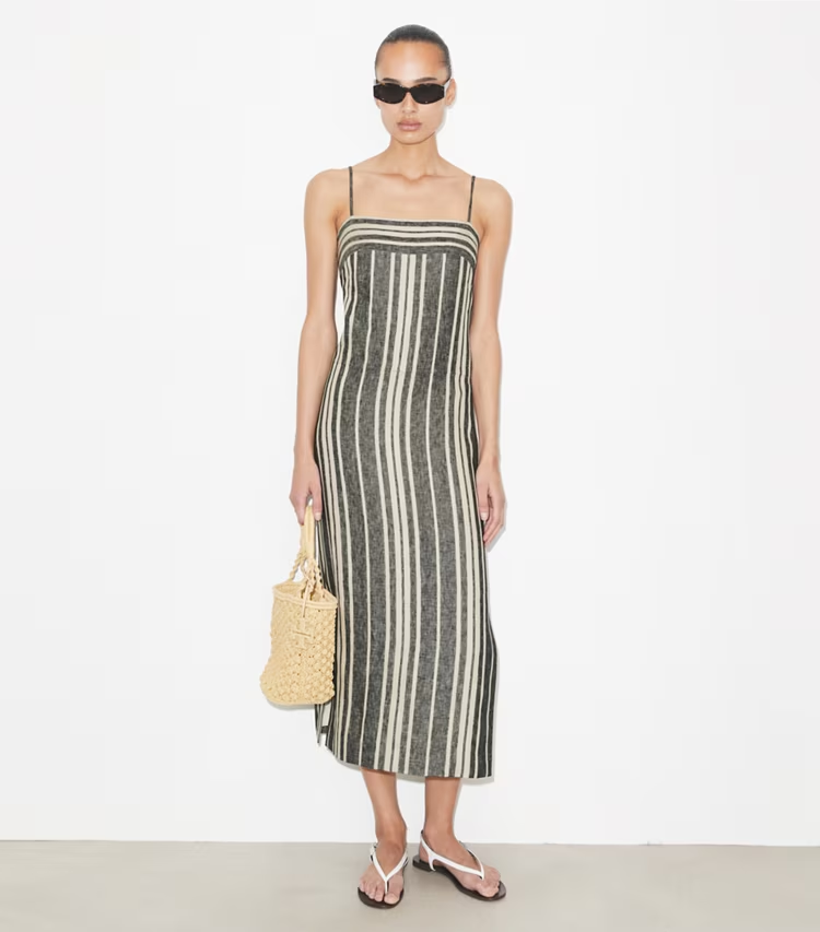 Linen Backless Dress - Image 2