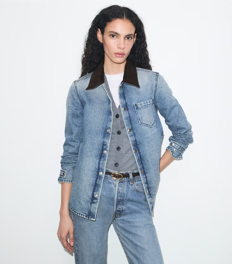 Denim Shirt Jacket - Image 2