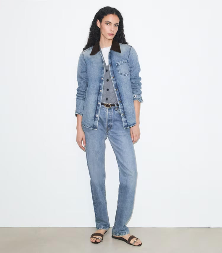 Denim Shirt Jacket - Image 3