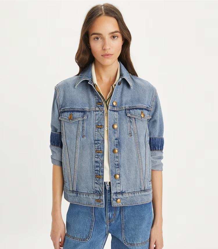 Denim Jacket With Pockets - Image 2