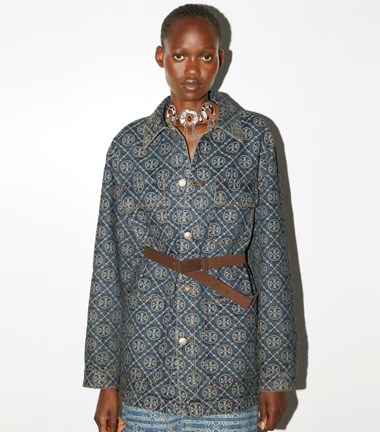 Denim Cargo Barn Jacket - Image 2