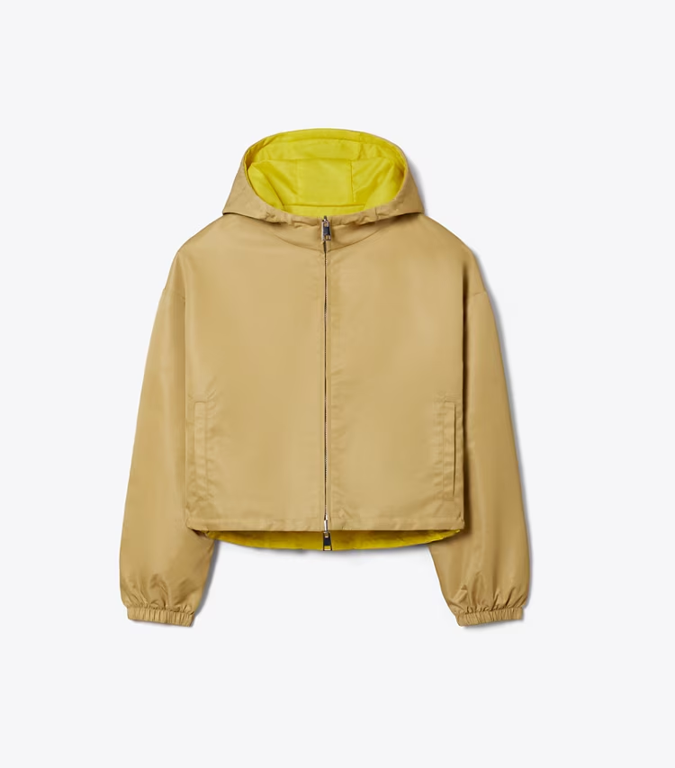 Reversible Cropped Nylon Jacket