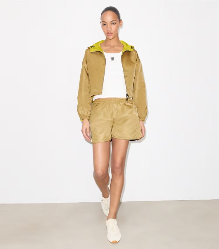 Reversible Cropped Nylon Jacket - Image 3