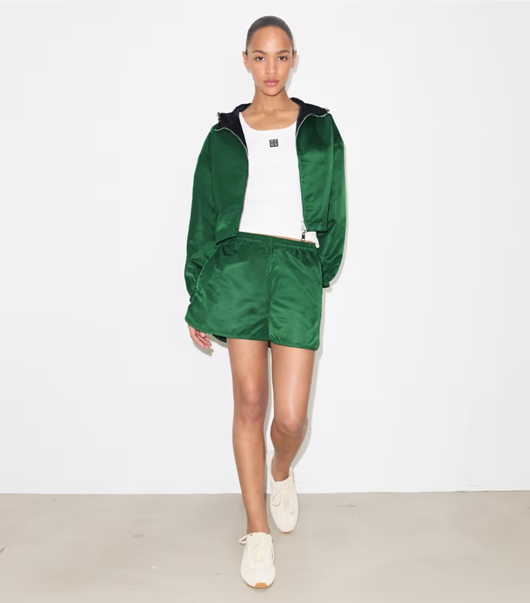 Reversible Cropped Nylon Jacket - Image 3