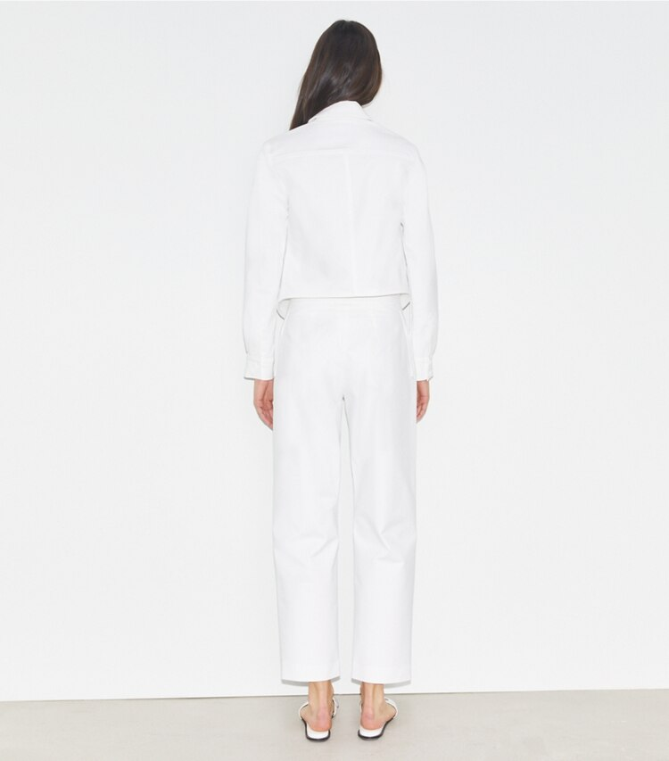 Cropped Cotton Jacket - Image 3