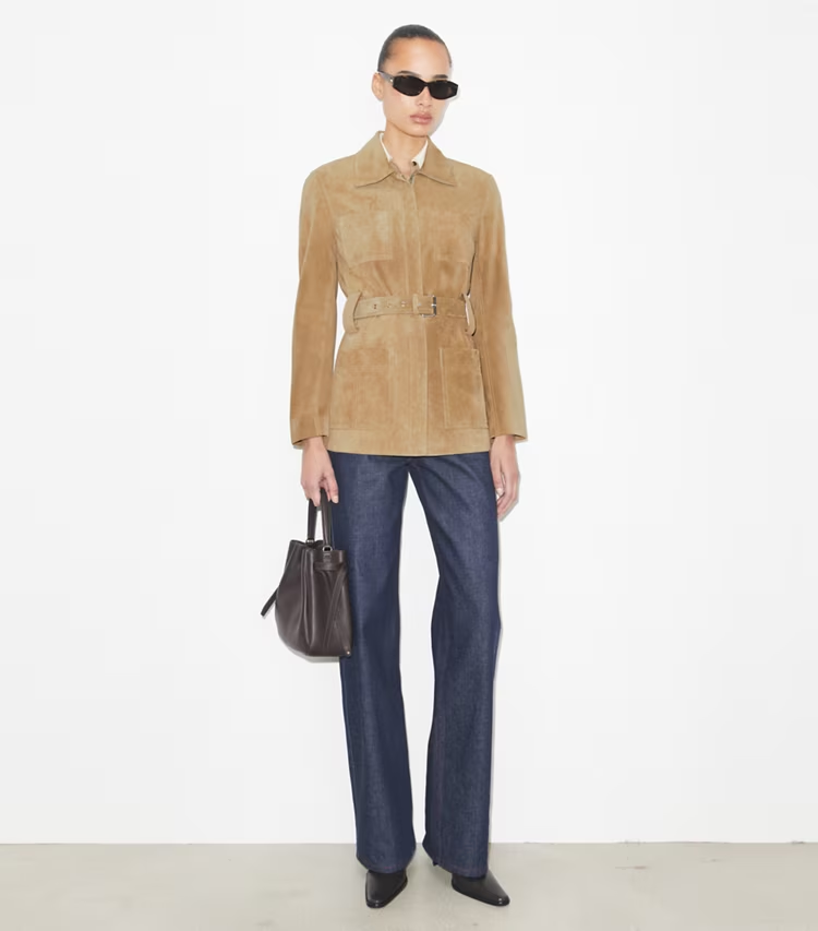 Belted Suede Jacket - Image 3