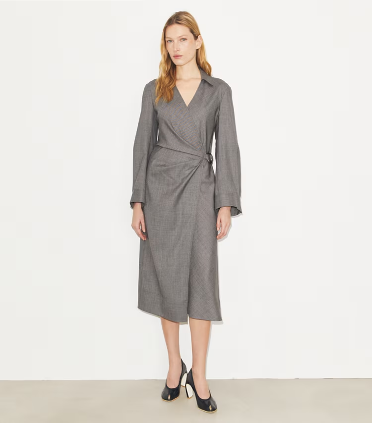 Wool Wrap Dress - Image 2