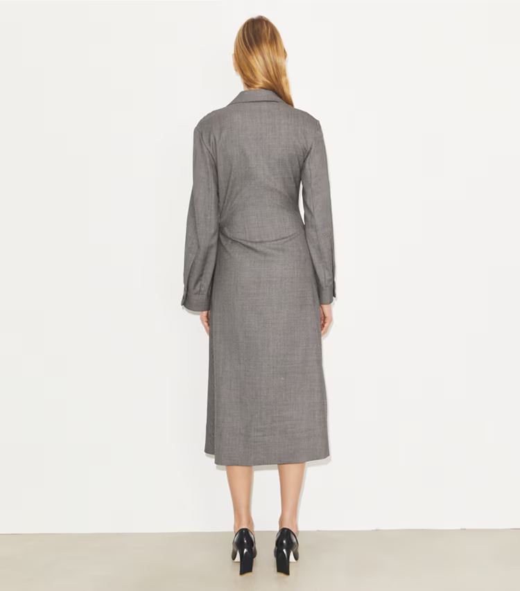 Wool Wrap Dress - Image 3