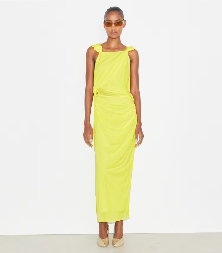 Viscose Knot Dress - Image 2