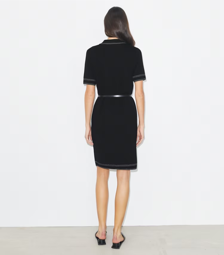 Topstitch Wool Camp Dress - Image 4
