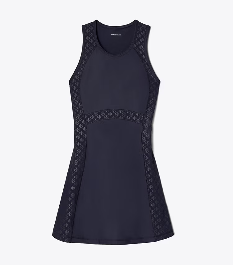T Monogram Mesh Tank Dress