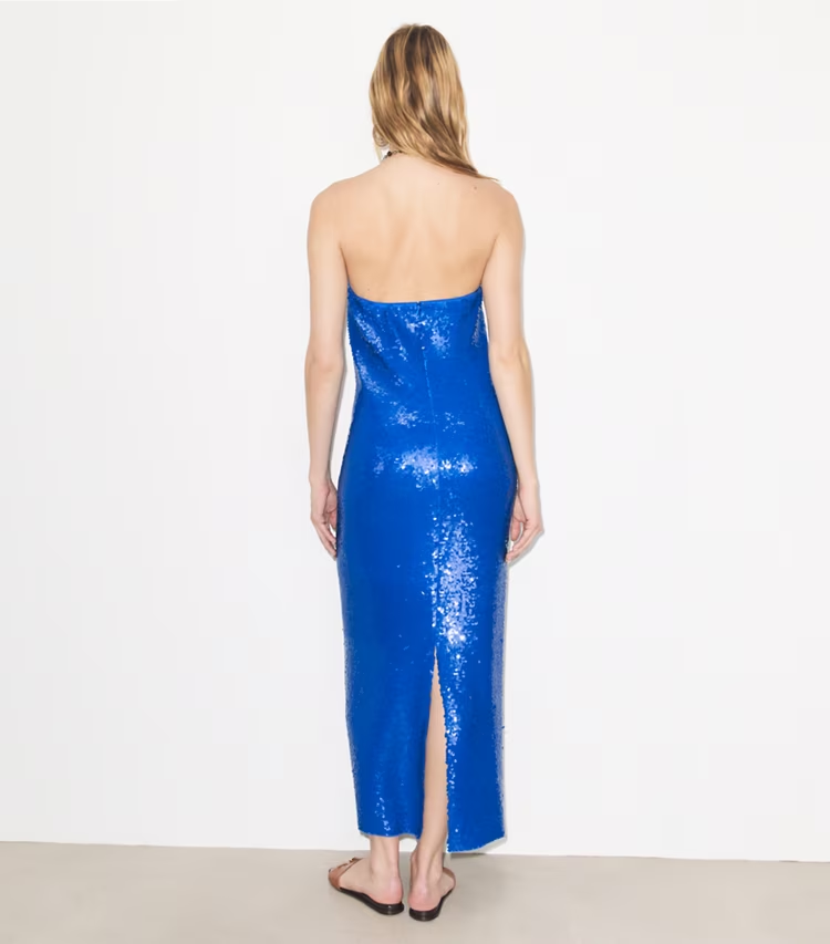 Sequined Mesh Dress - Image 3