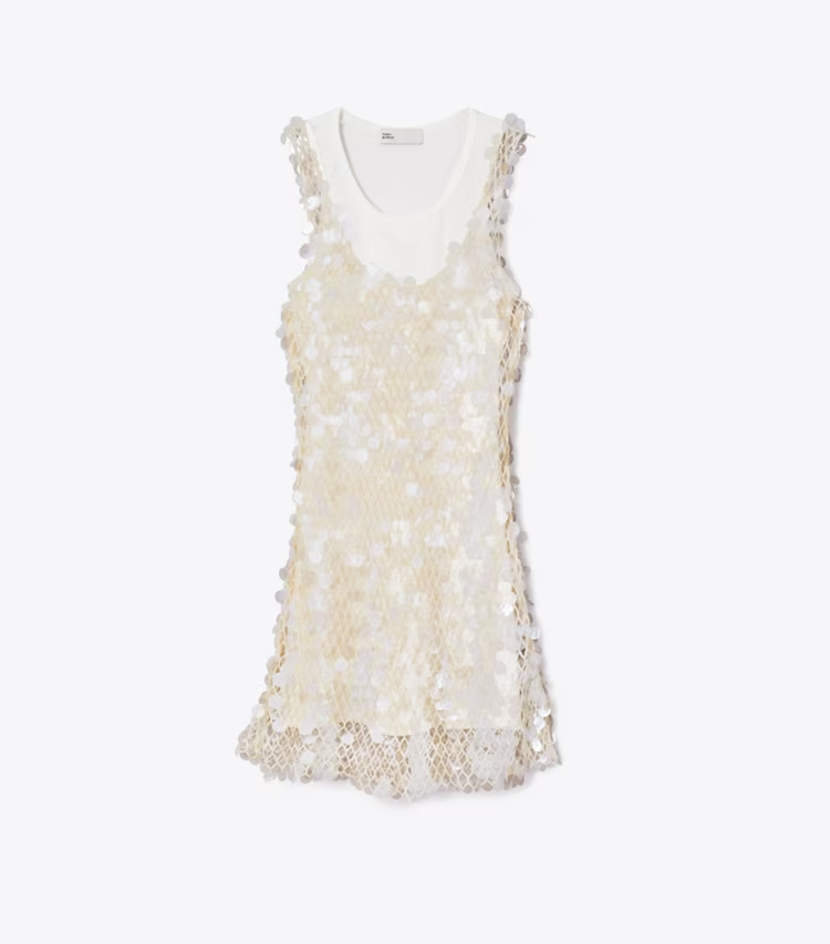 Sequin Mesh Dress