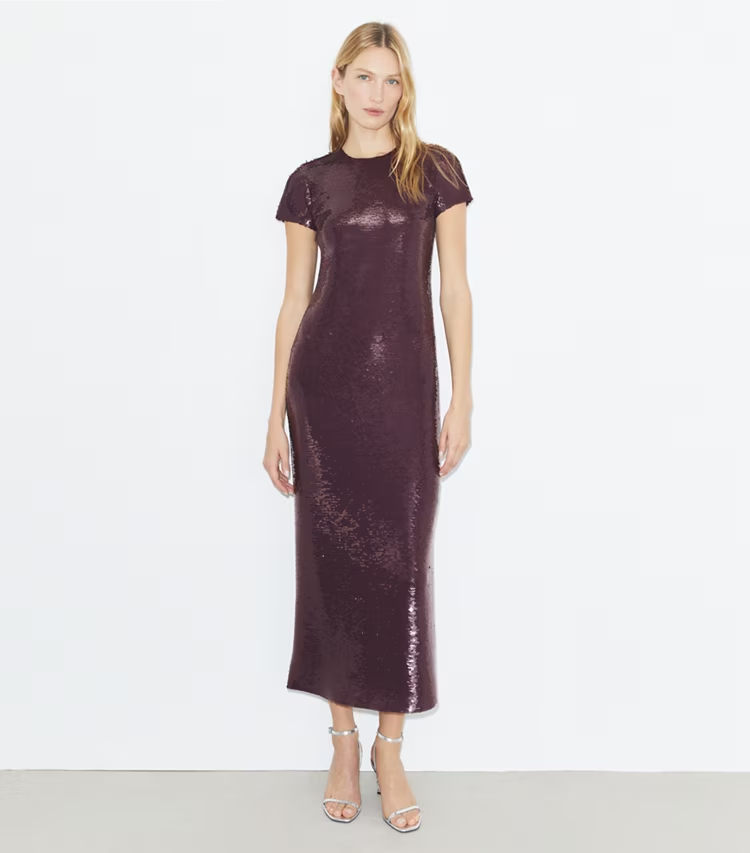 Sequined T-Shirt Dress - Image 2