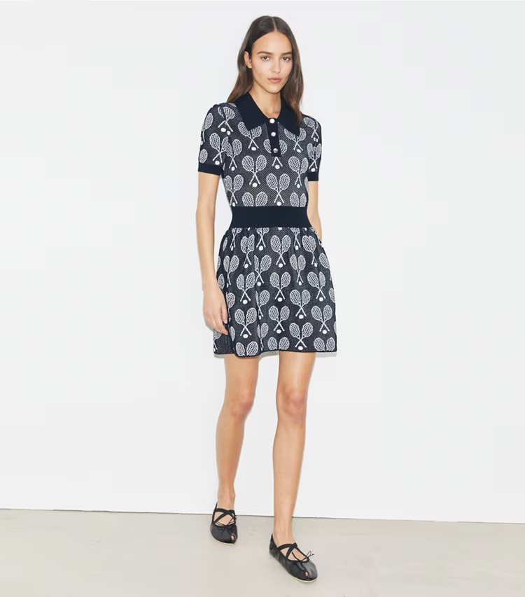 Racquet Mesh Dress - Image 3
