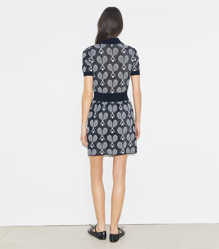 Racquet Mesh Dress - Image 4