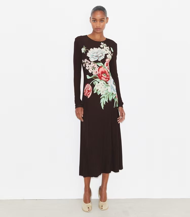 Printed Jersey Dress - Image 2