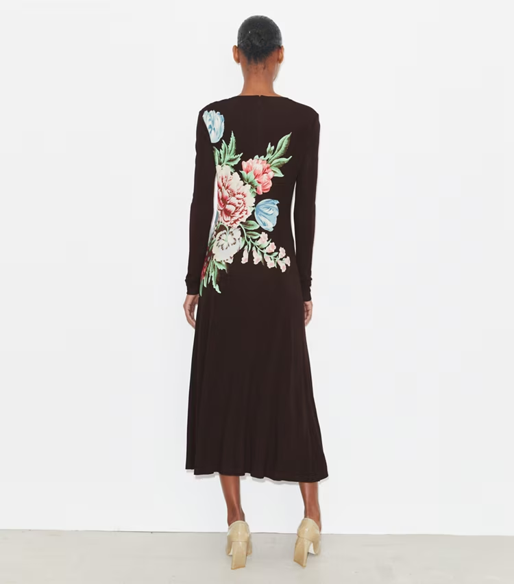 Printed Jersey Dress - Image 3