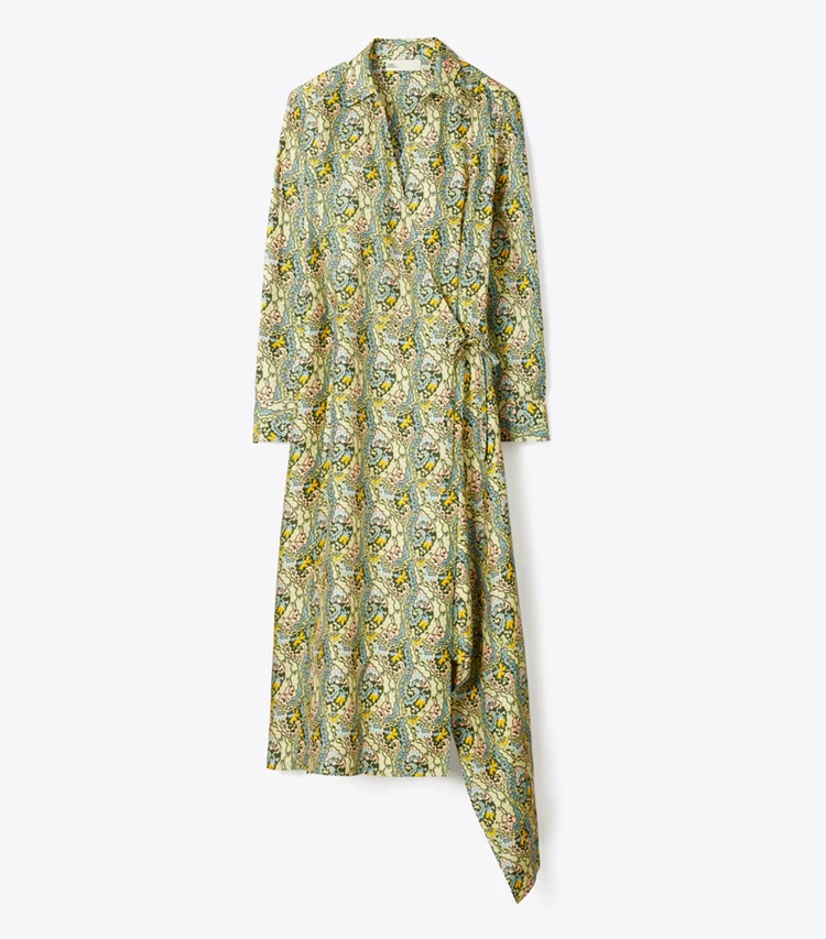 Silk Wrap Dress