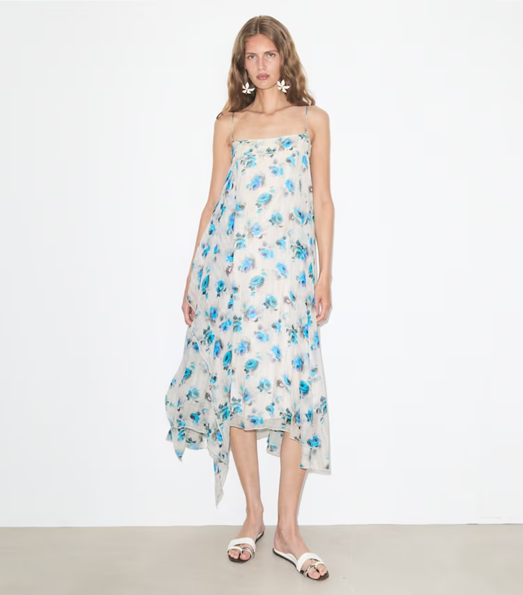 Printed Silk Dress - Image 2