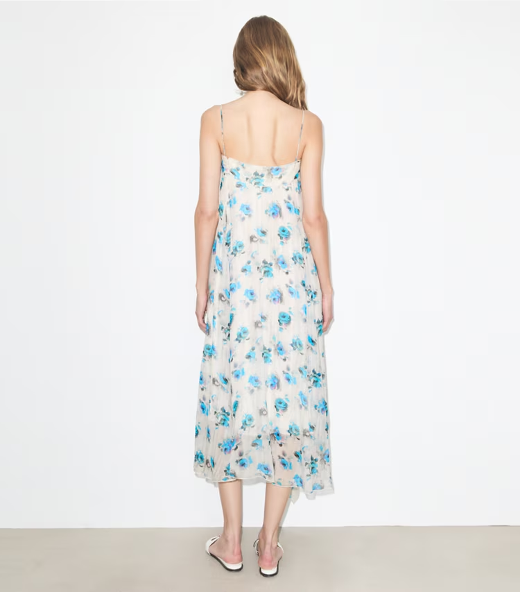Printed Silk Dress - Image 3