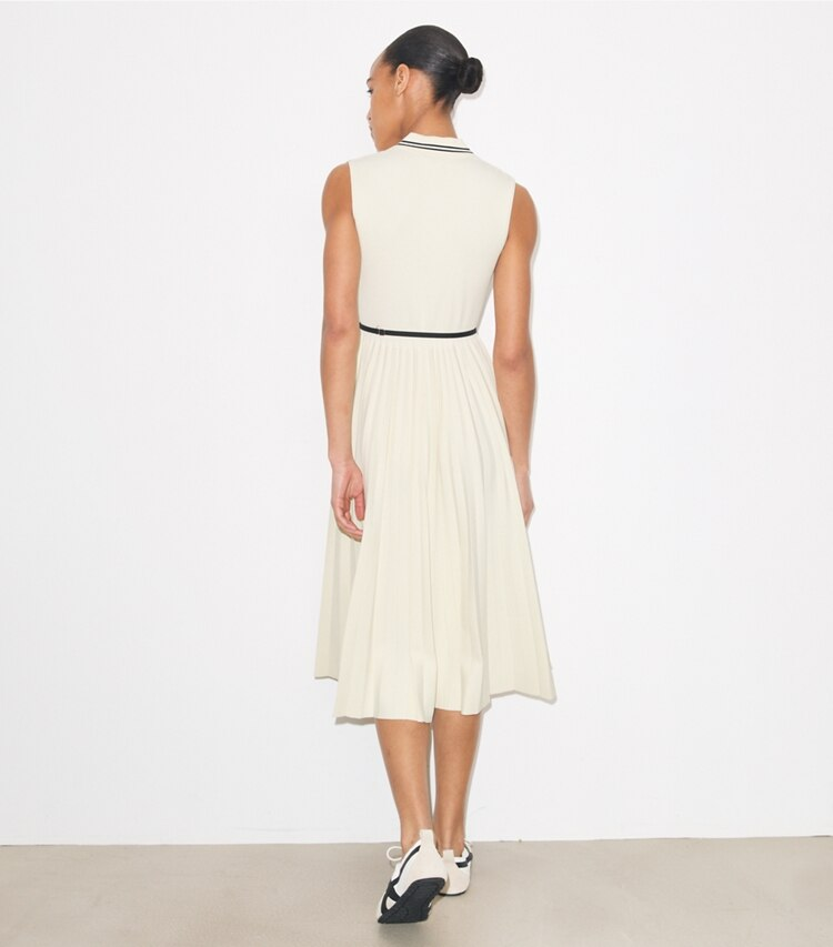 Pleated Viscose Dress - Image 3
