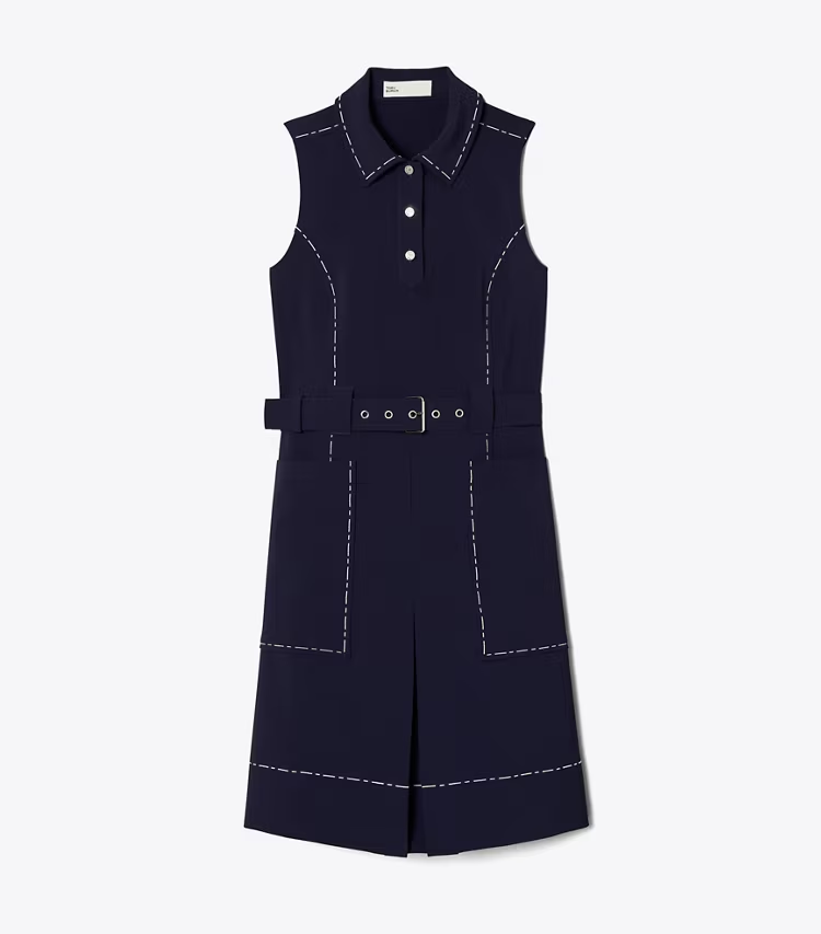 Pick Stitch Stretch Golf Dress