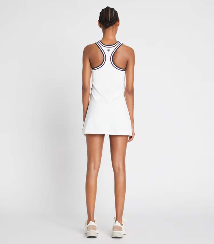 Performance Jersey Side-Slit Tennis Dress - Image 3