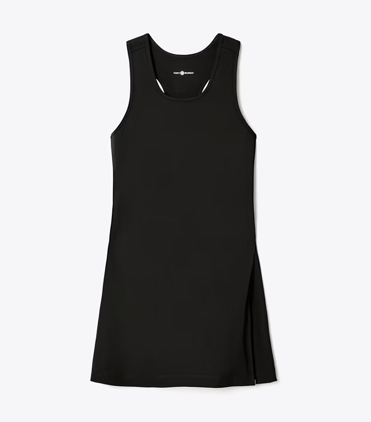 Performance Jersey Side-Slit Tennis Dress