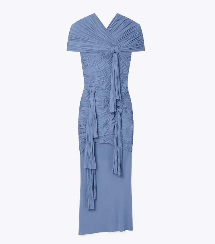 Knotted Viscose Dress