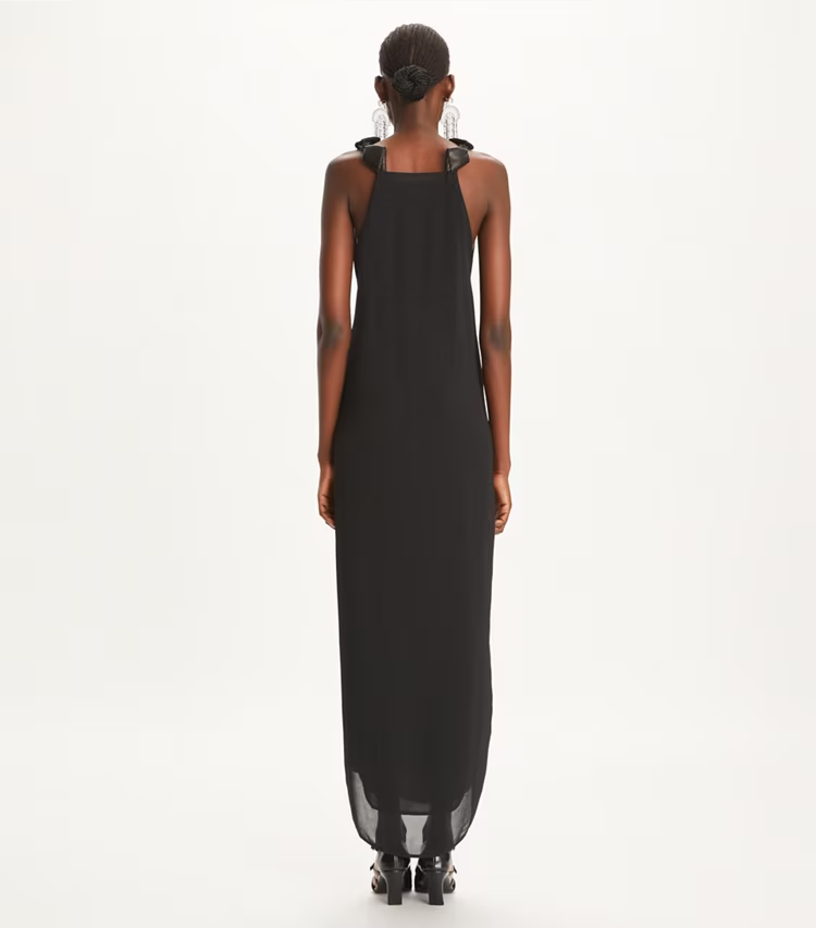 Knotted Crepe Dress - Image 3