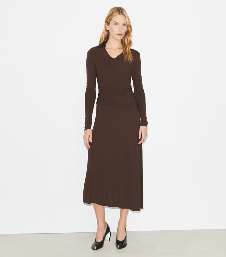 Jersey Collared Dress - Image 2