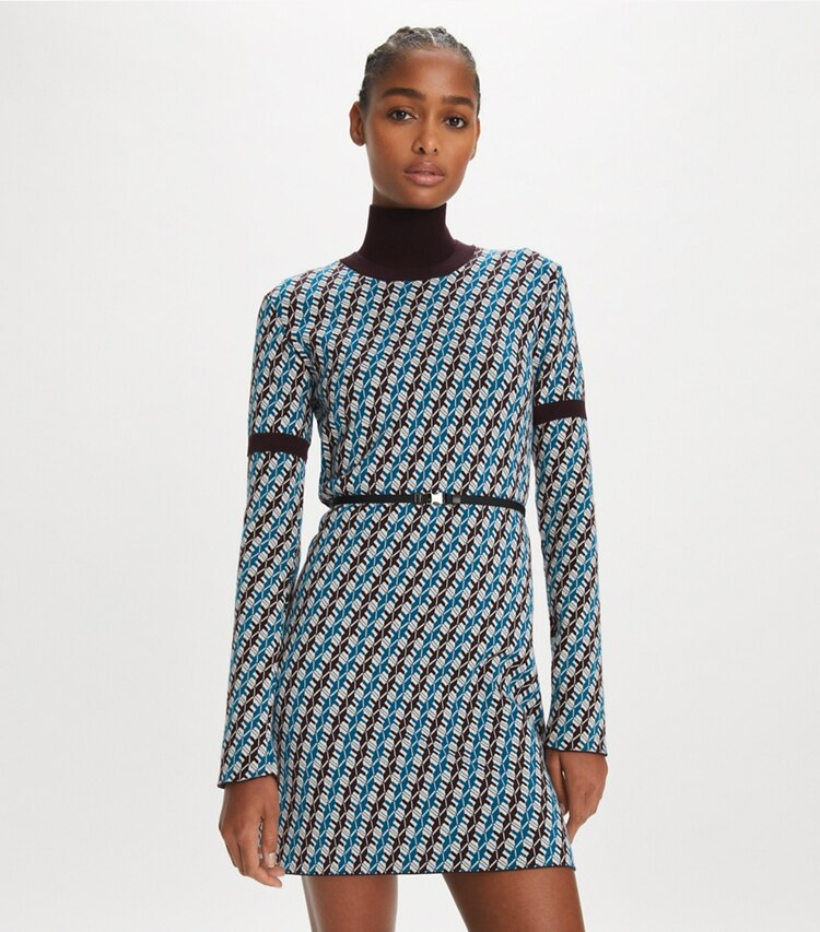 Jacquard Sweater Dress - Image 2