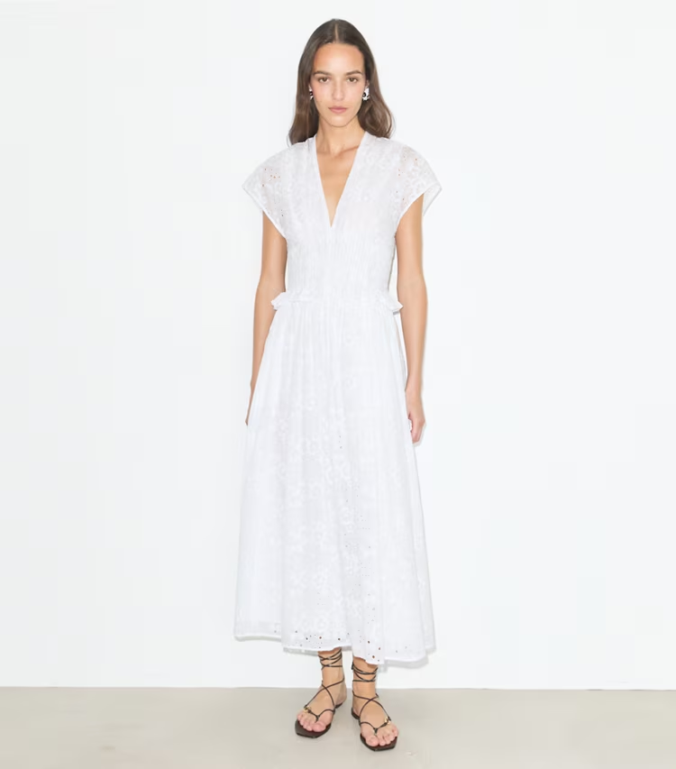 Eyelet Cotton Dress - Image 2