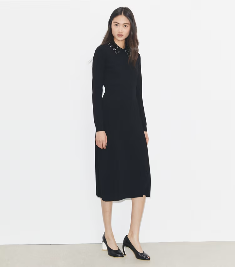 Embellished Collar Dress - Image 2