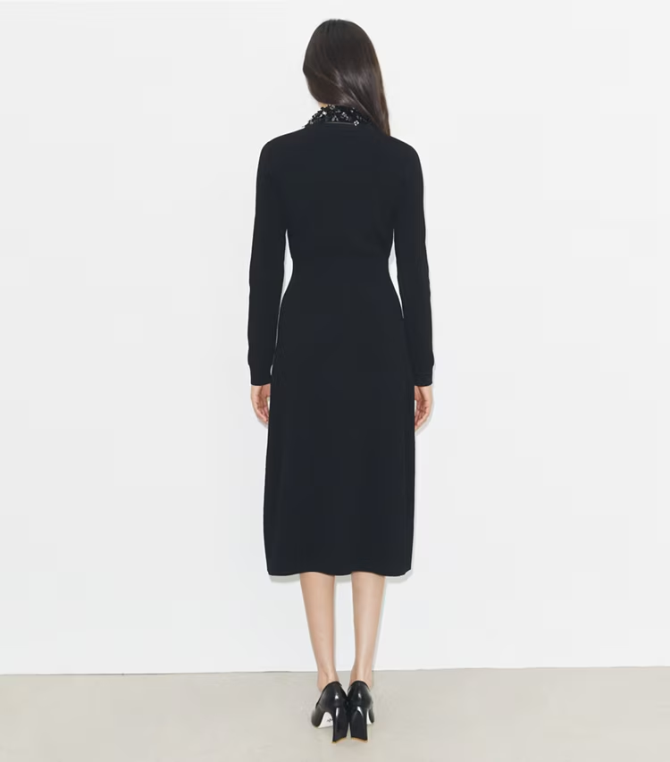 Embellished Collar Dress - Image 3