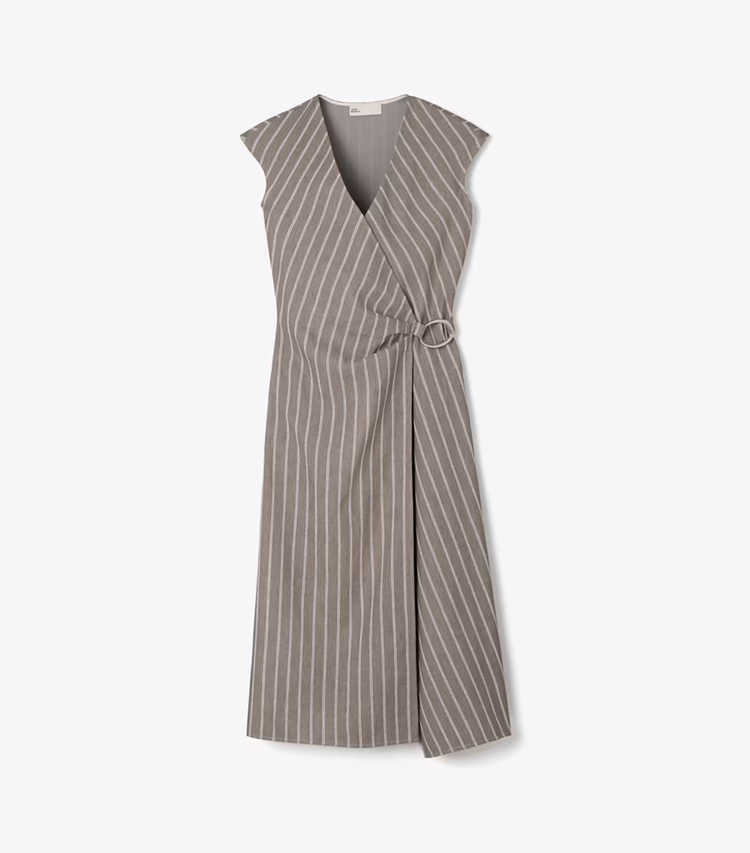 Cotton Wrap Dress