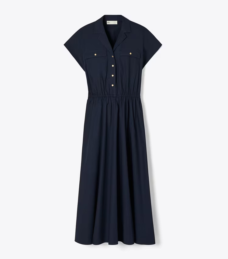 Cotton Poplin Shirtdress