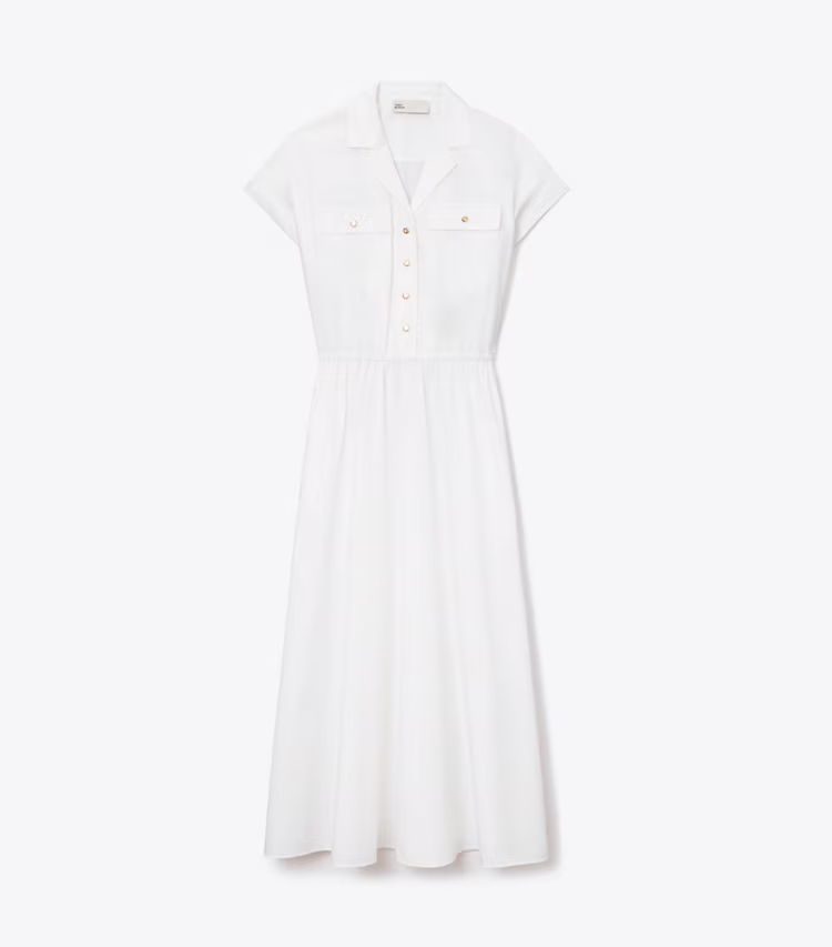 Cotton Poplin Shirtdress