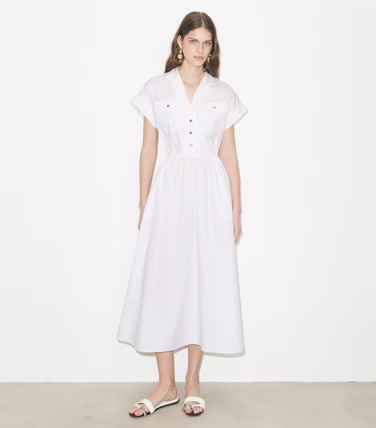 Cotton Poplin Shirtdress - Image 2