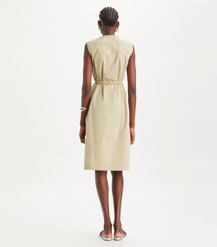 Cotton Poplin Dress - Image 3