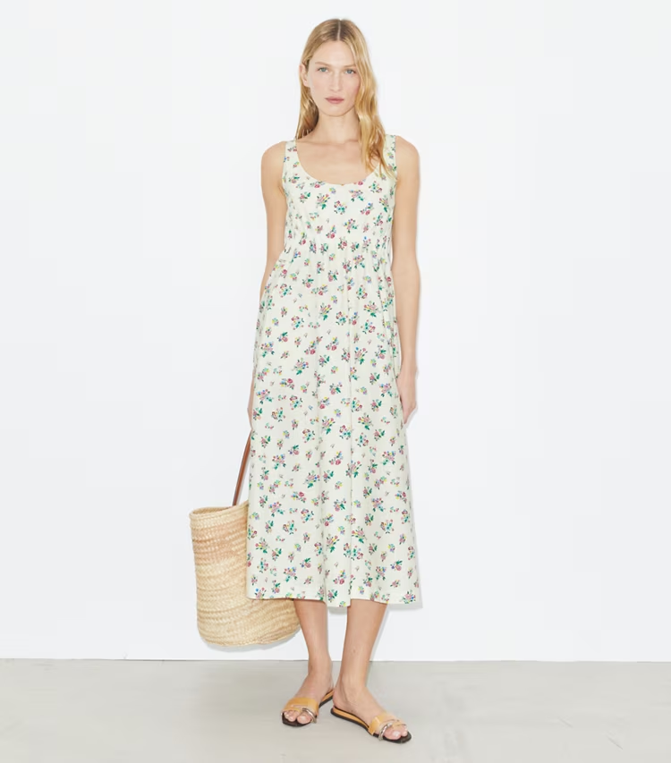 Bonded Poplin Dress - Image 2