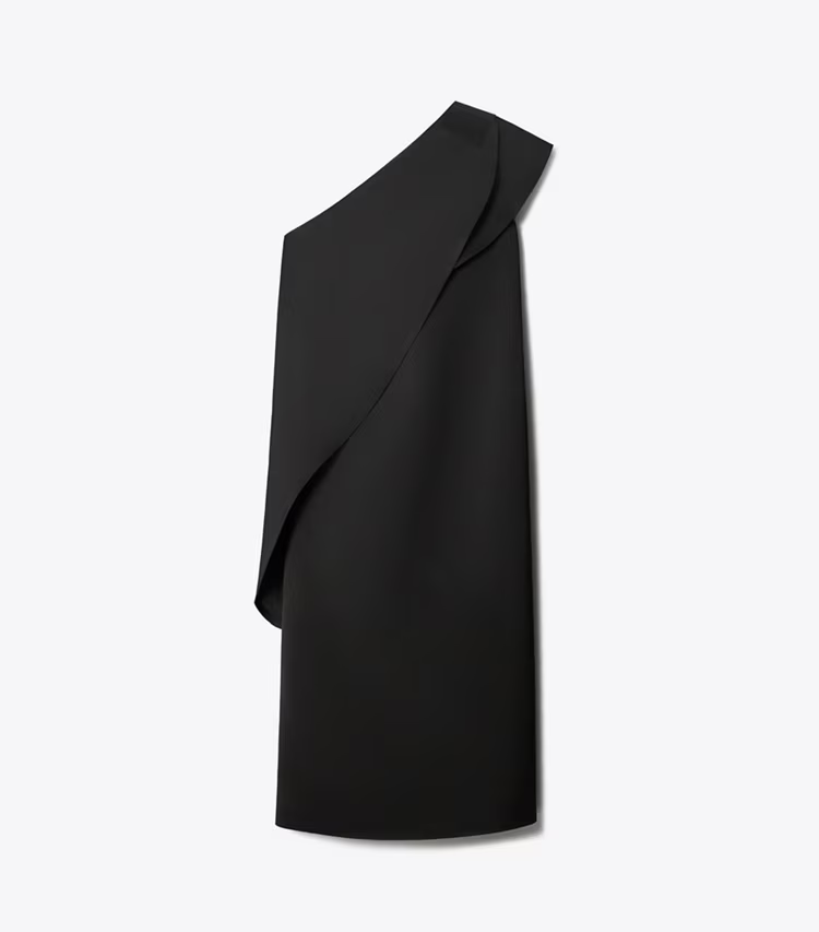 Satin Cape Dress