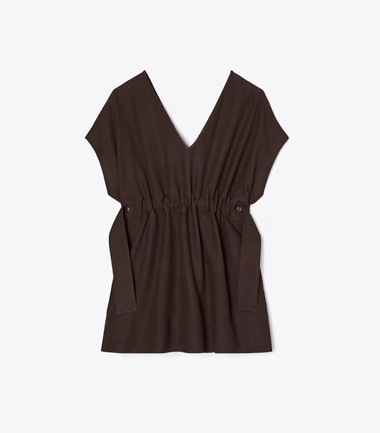 Belted Linen Dress