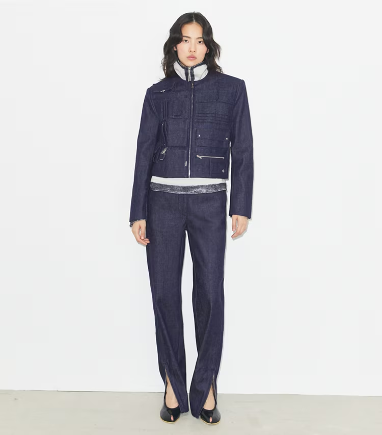 Ankle-Zip Cotton Jean - Image 2