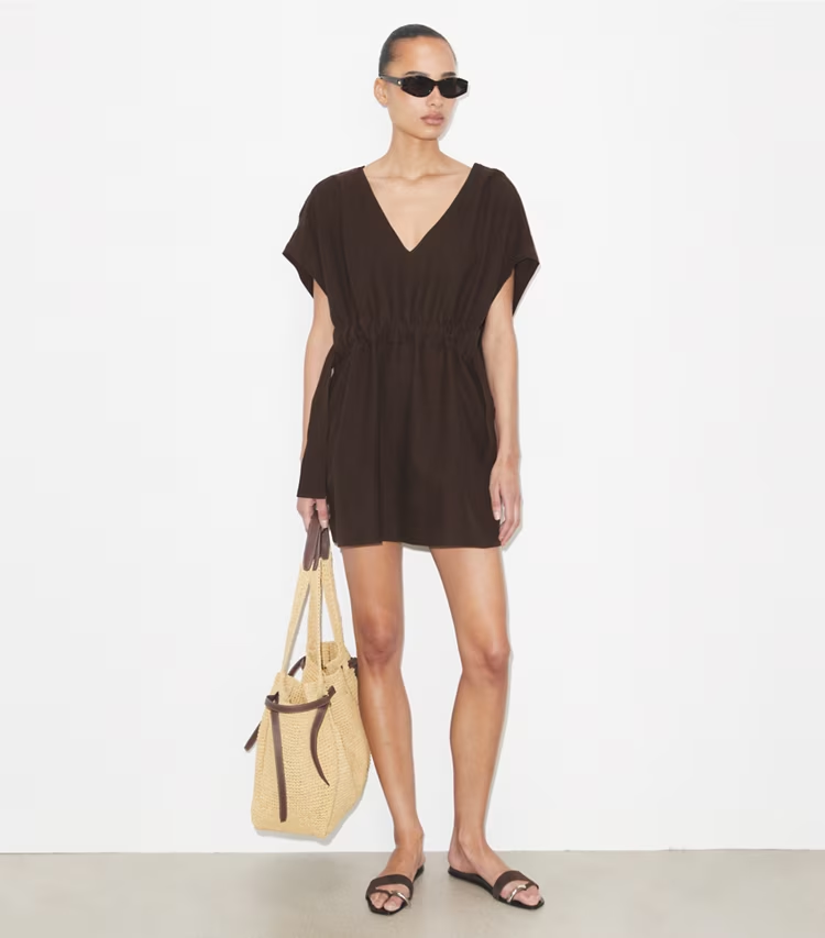 Belted Linen Dress - Image 3