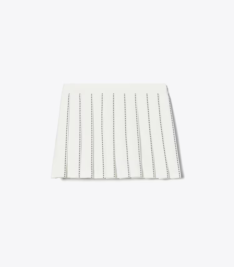 X-Embroidered Tennis Skirt