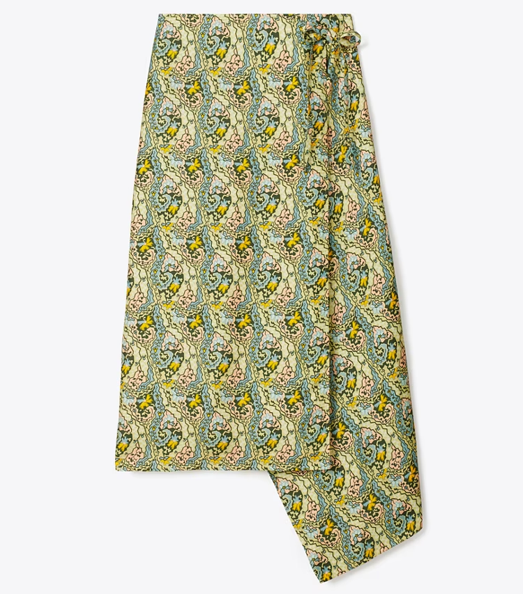 Silk Wrap Skirt